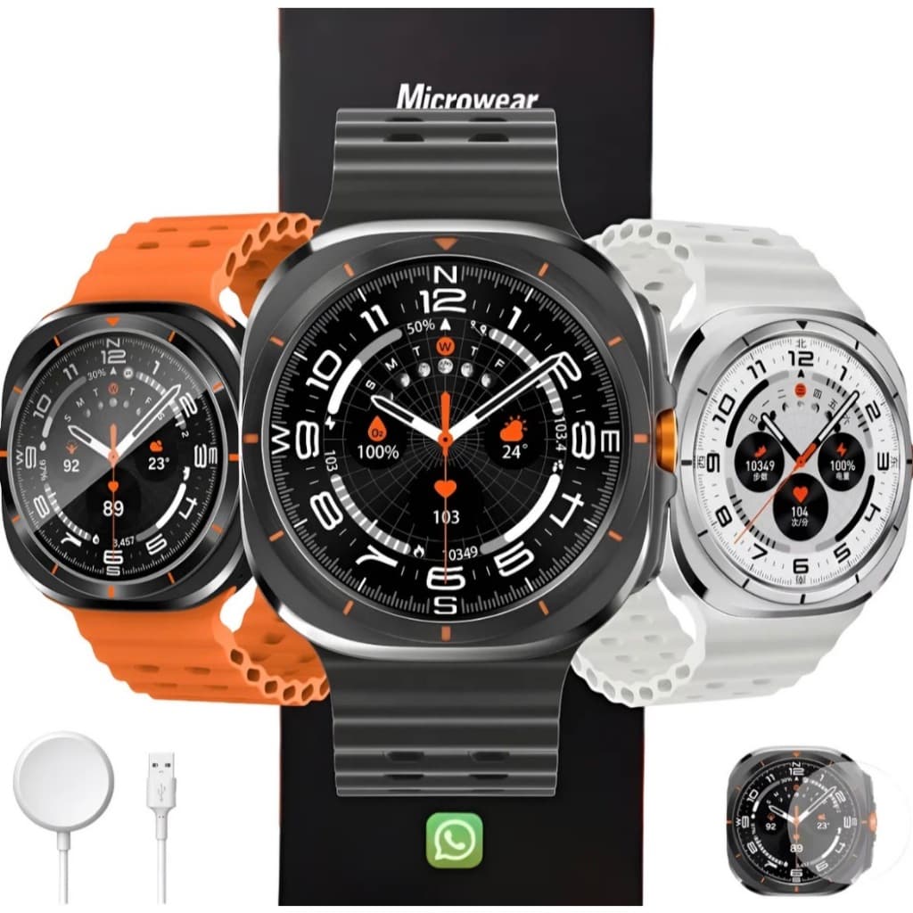 Smartwhatch MA27 Microwear Com Tela Amoled 1.45 Polegadas ChatGPT NFC 1GB de Memória