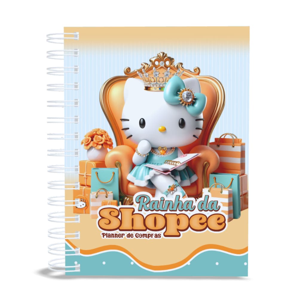 Planner de Compras - Rainha da Shopee - Capa Dura