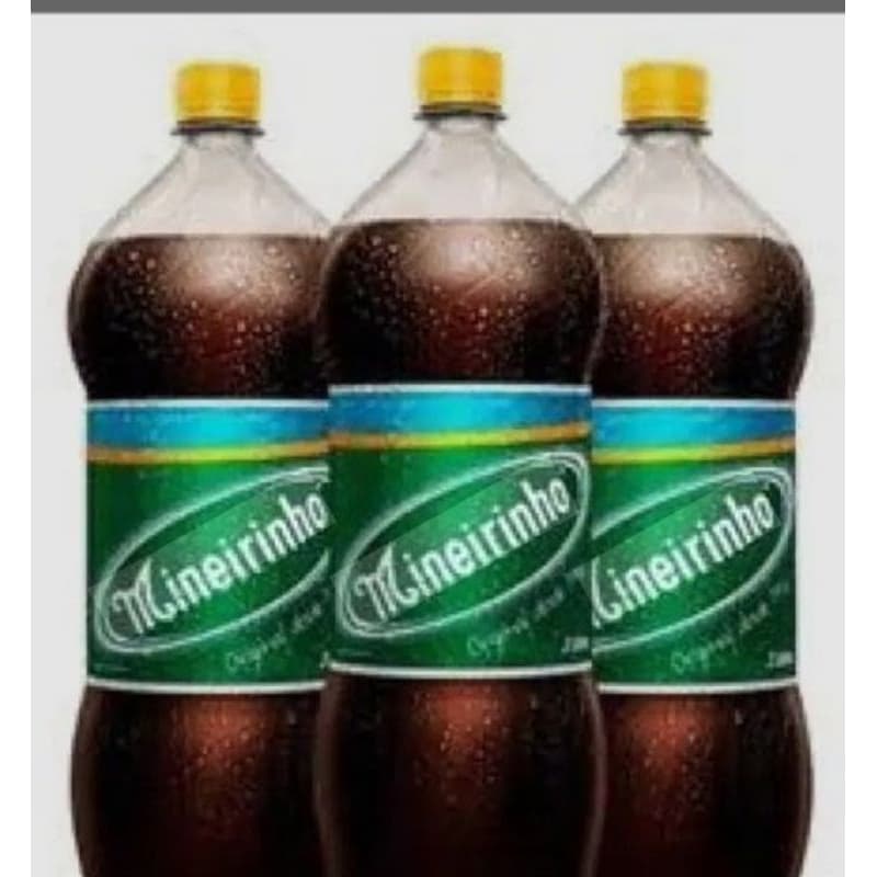 Mineirinho Original Sabor Refrigerante 3 Garrafas de 2Lts Bebida Gaseificada Fresca e Refrescante
