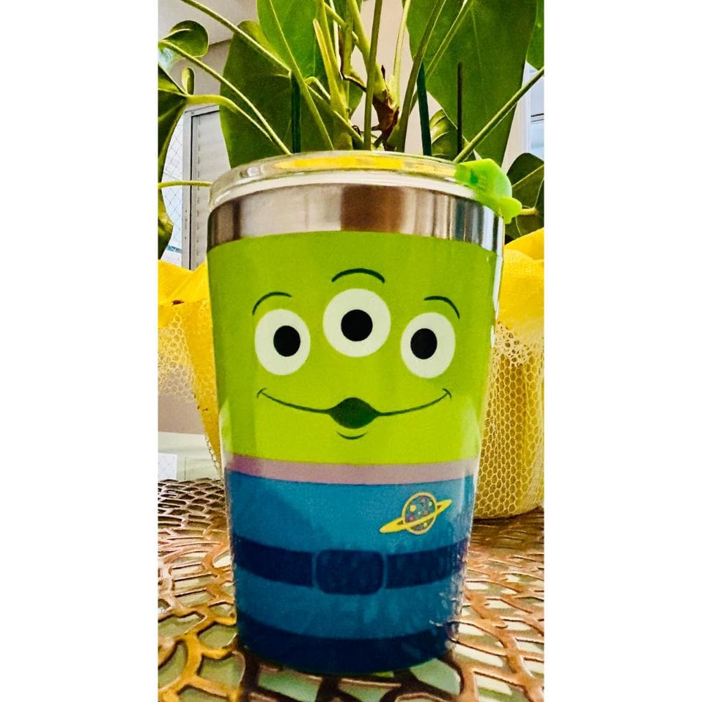 Copo Térmico 300ml Toy Story Aliens 👽🔥 Zona Criativa  Original  Mantém Bebida Gelada/Quente