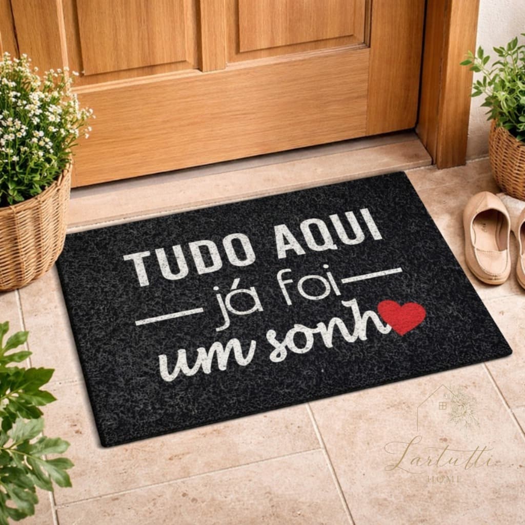 Tapete de Porta Antiderrapante Capacho Lavável Resistente Área Interna Externa Durável