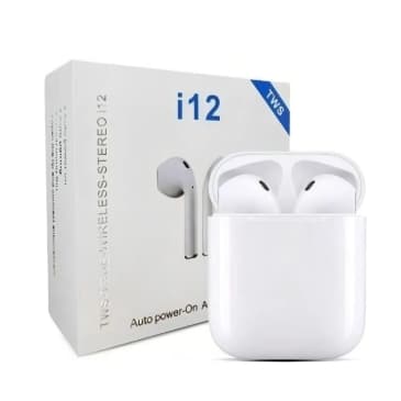 Fone de Ouvido Sem Fio i12 Tws Bluetooth Com Touch Bluetooth 5.0 IOS e ANDROID