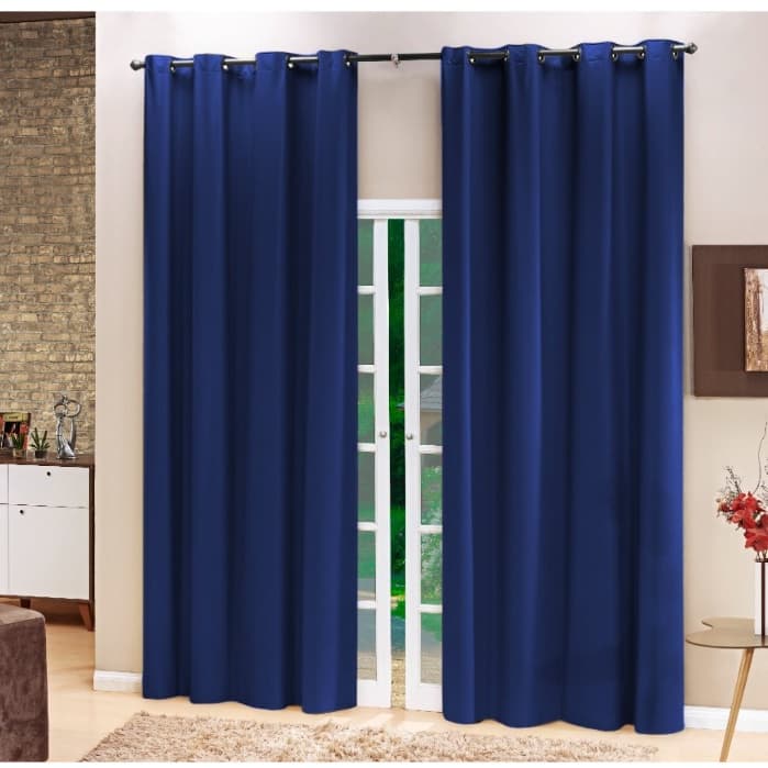 Cortina Blackout 100% PVC Lisa 2,80m x 2,50m Janela Sala Quarto Escritório Decoração Várias Cores