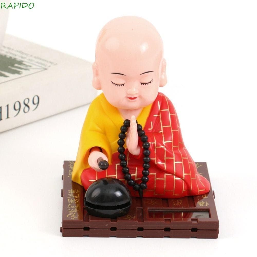 Buda Enfeite Batendo Brinquedos , Artesanato Boa Sorte Solar Acenando Buda , Riqueza
