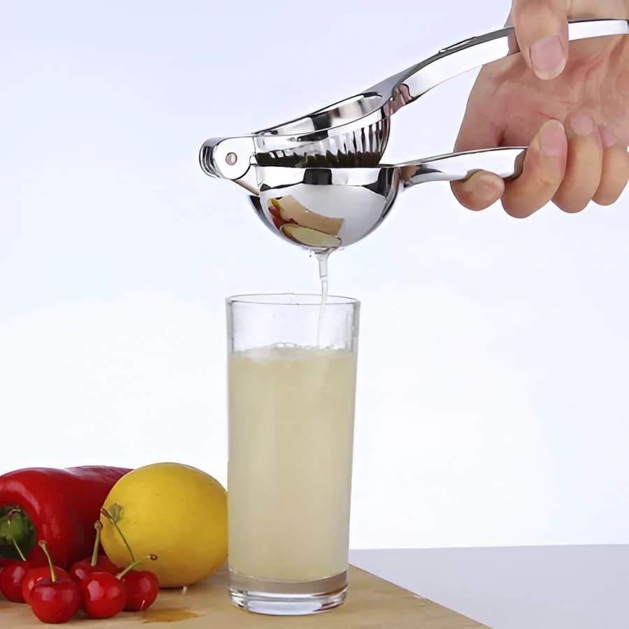 Espremedor de Limão Manual em Aço Inox - Extrator de Suco Gourmet