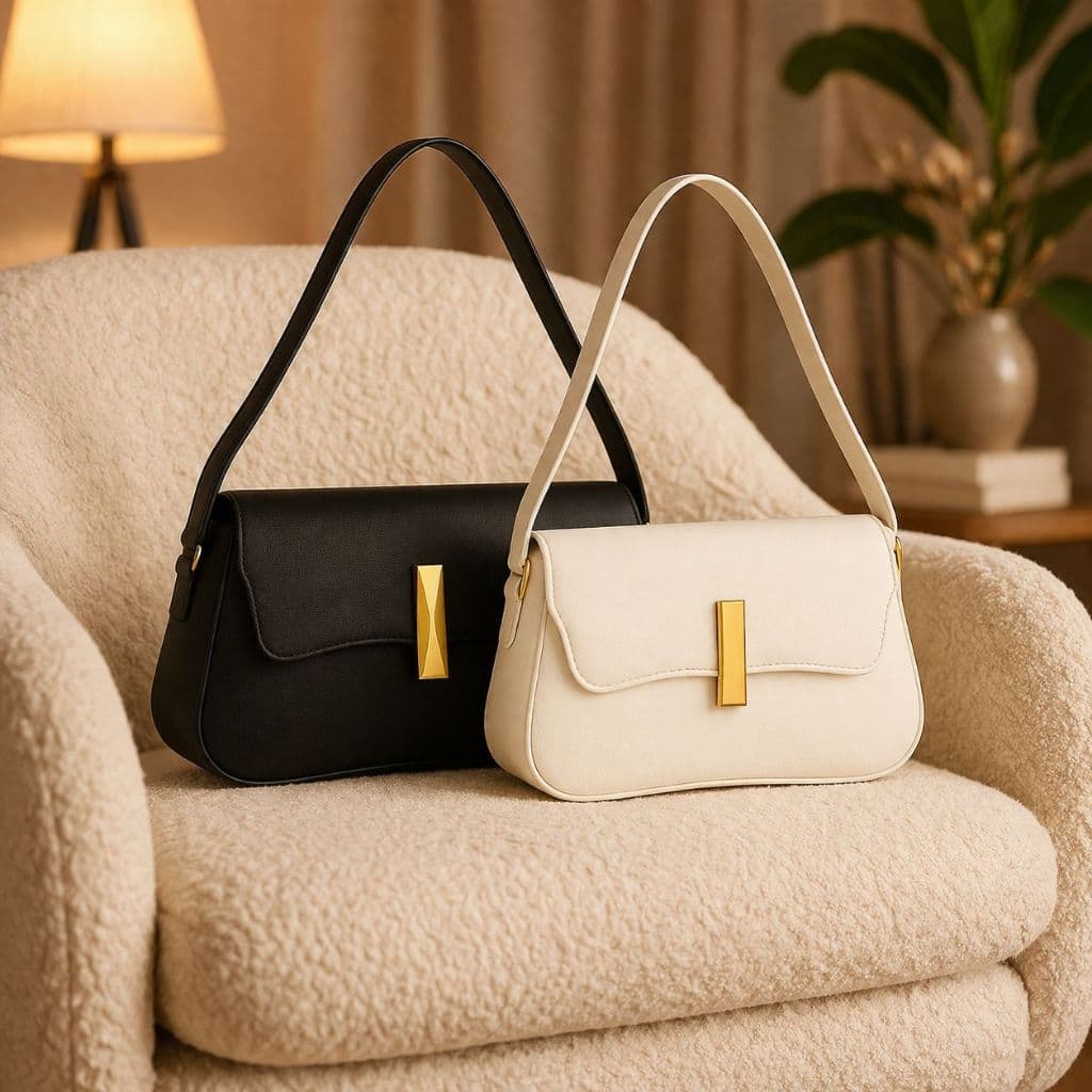 Bolsa Feminina de Ombro Kit 2 Unidade Bolsa Elegante Versatil Alça Ajusatavel Varias Cores