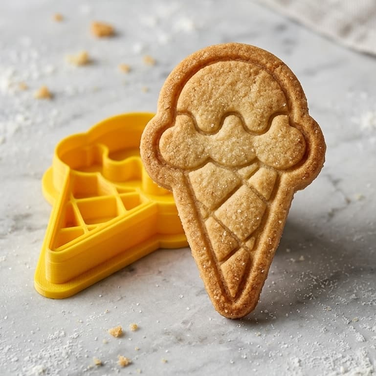 Cortador de Massas e Biscoitos Sorvete Casquinha - Confeitaria Criativa