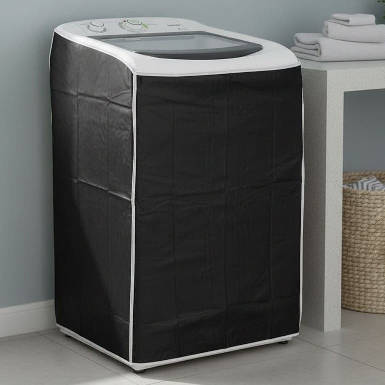 Capa Protetora Impermeável PVC Para Máquina de Lavar Duração Prolongada Uso Prático Diário Consul Brastemp Electrolux...