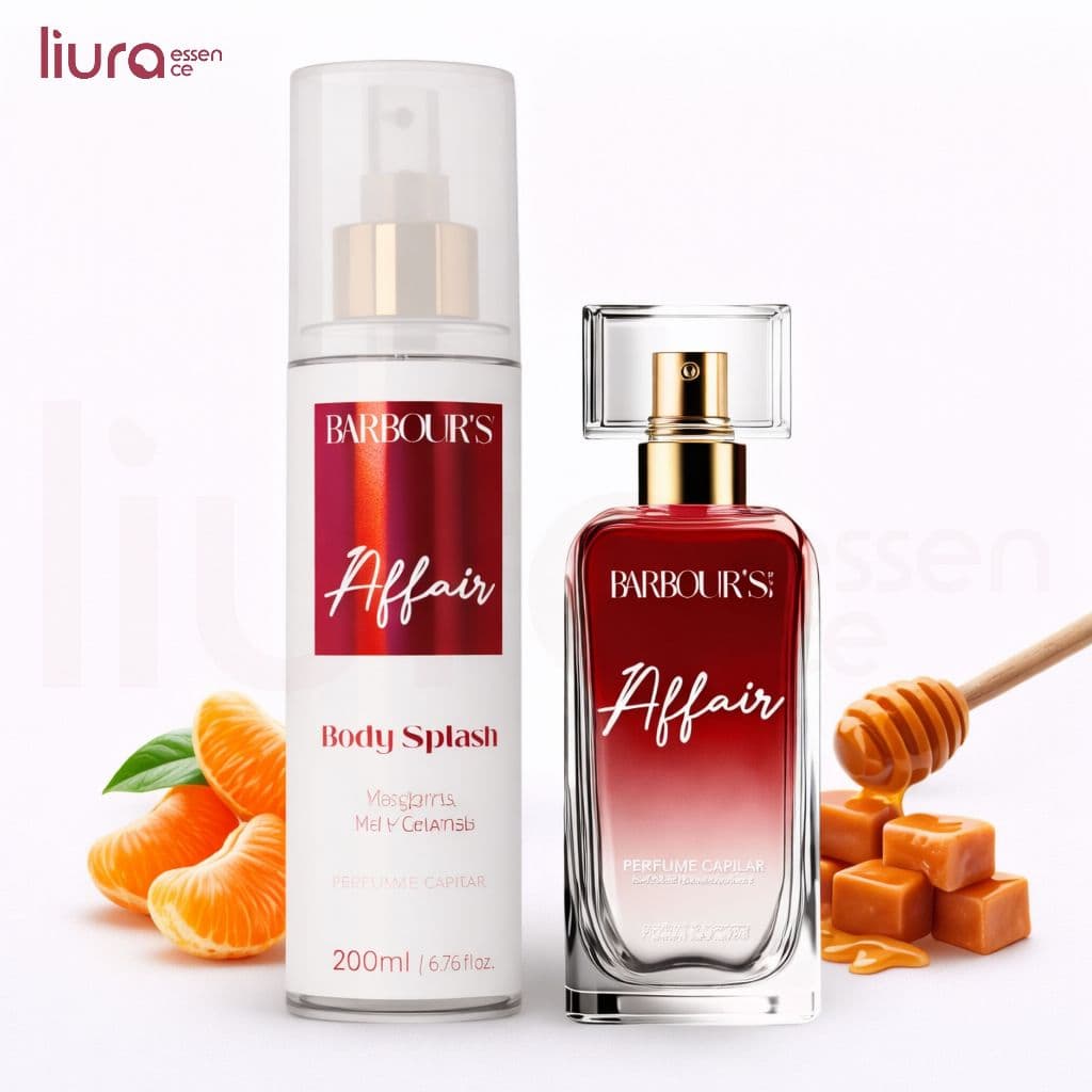 Body Splash 200ml + Perfume Capilar 50ml Barbour's Beauty - Kit Affair
