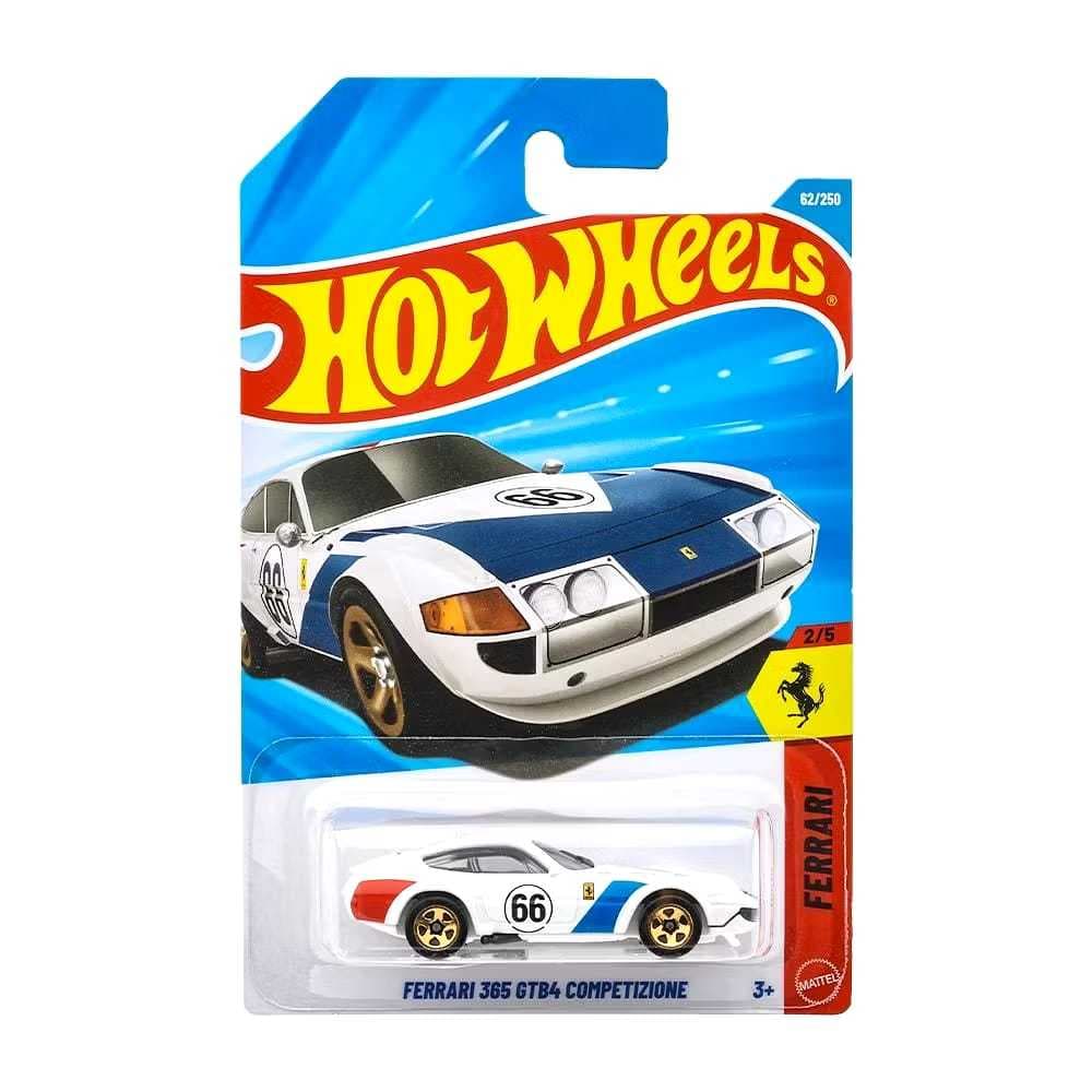 Hot Wheels Ferrari 365 GTB4 Competizione Branco 2026 | Race Day | Original Mattel Lacrado