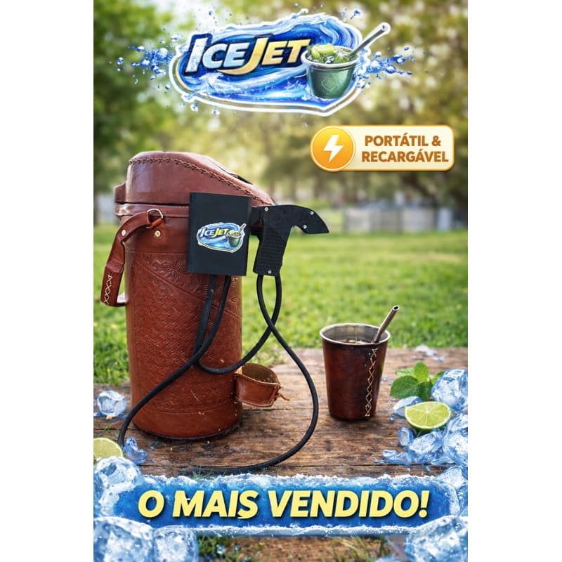 🚀 KIT ICE JET — o futuro do tereré chegou! 🧉❄️ Bebida Gelada e quente - presente ideal
