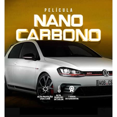 INSULFILM PELICULA NANOCARBONO INOVVA CORTADA na medida do seu carro + CHANCELAS +MANUAL