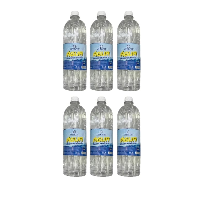 Agua Desmineralizada para Radiador e Bateria - 1 Litro Unidade ou Pack