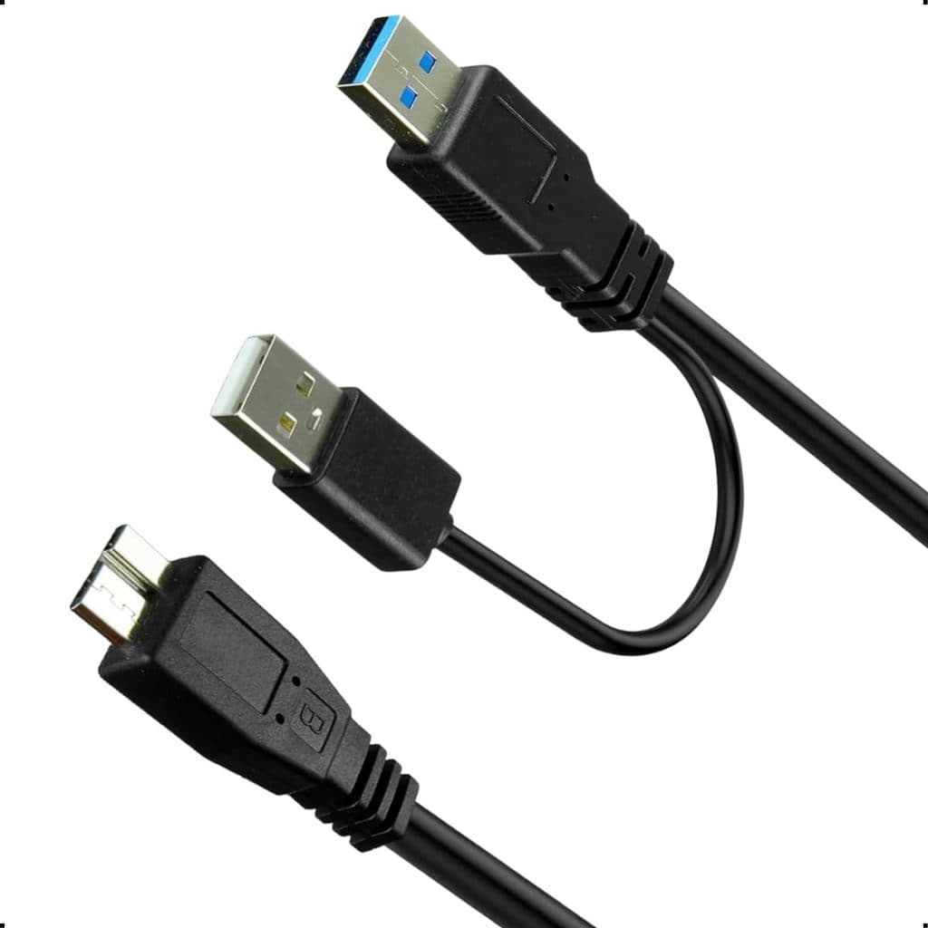 Cabo Y USB 3.0 para HD Externo Micro B 1M