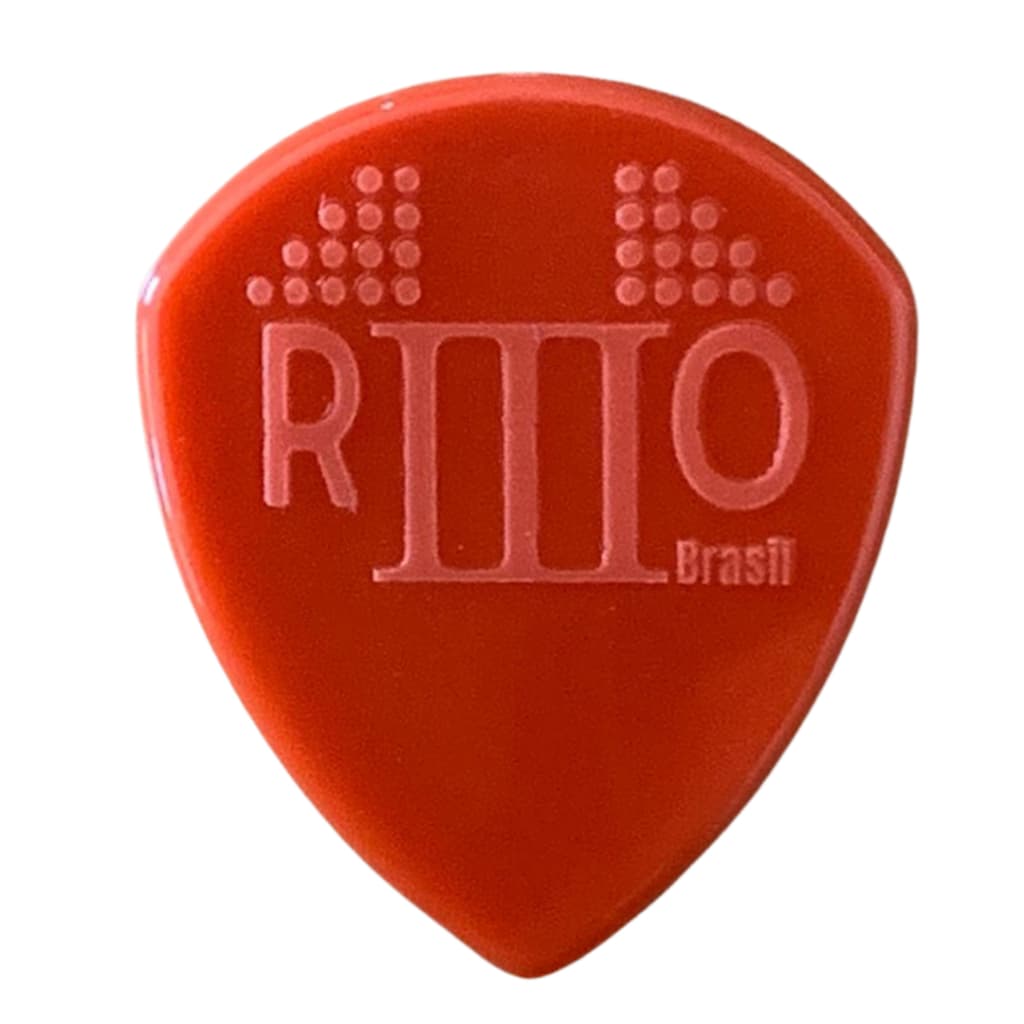 Palhetas Bori RIO III 1.37mm Estilo Jazz Grip Alta Precisão p/ Guitarra Violão