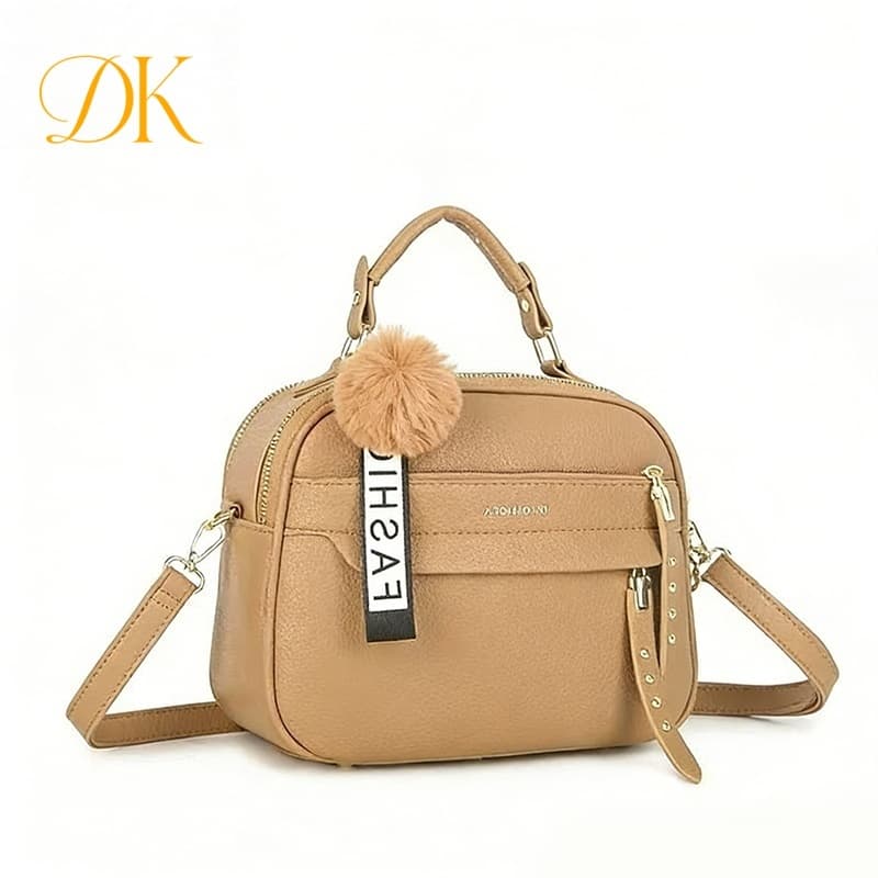 Bolsa Feminina Tiracolo Transversal Ombro Mao Alça Removivel Couro PU DEC6066 DUKEMODA