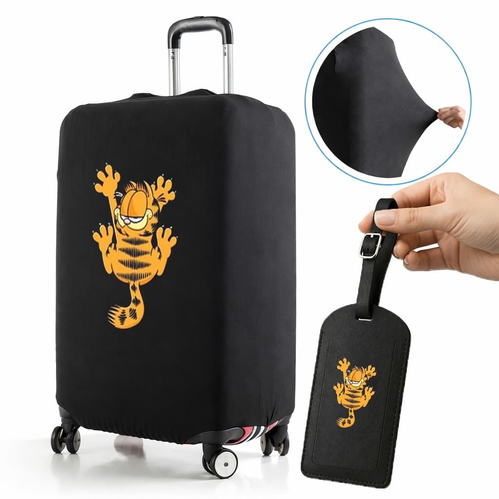 Capa De Mala 8 a 23KG P-M-G Personalizada Gato Protetor Bagagem Para Viagem Protetora Grande