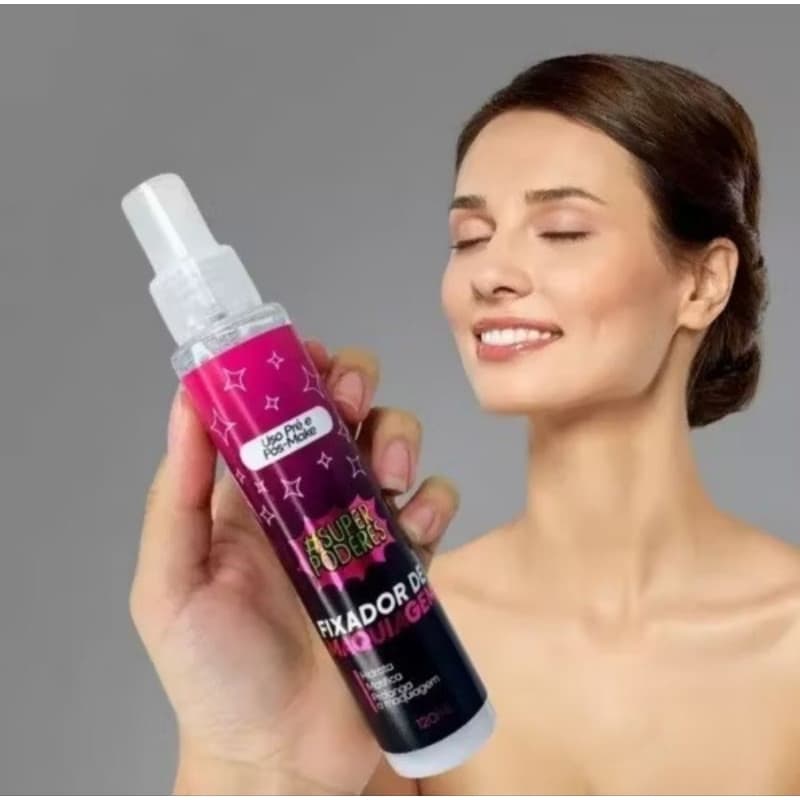 Bruma fixadora Matte fixador de maquiagem linda pele, super poderes