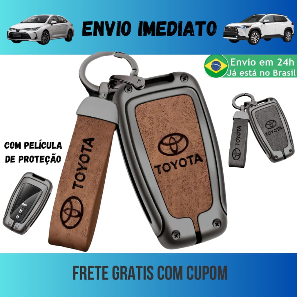 Capa Chave Presença Toyota Corolla Cross Xei Acessório 2020+