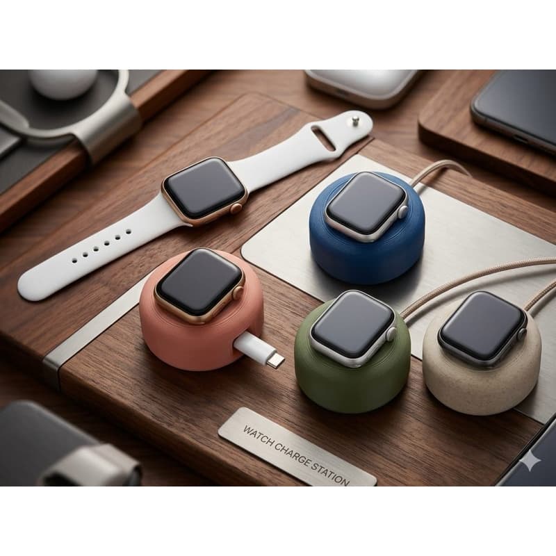 SUPORTE  PARA CARREGADOR POR INDUÇÃO PARA SMARTWATCH – PRATICIDADE, ORGANIZAÇÃO E ESTILO
