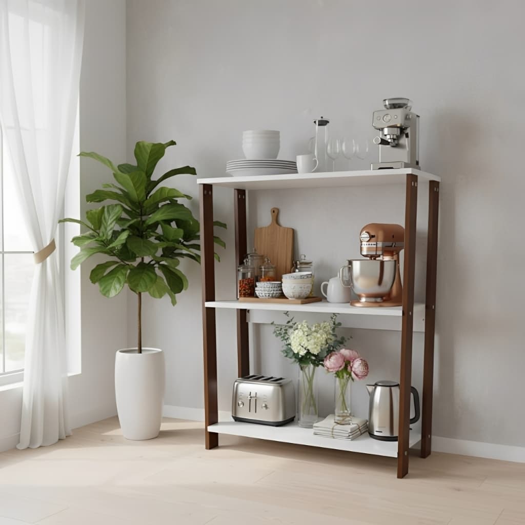 Estante Pequena Sapateira Livreiro Estilo Industrial Prateleira Aparador Buffet sala Cozinha Quarto Decoração em MDP