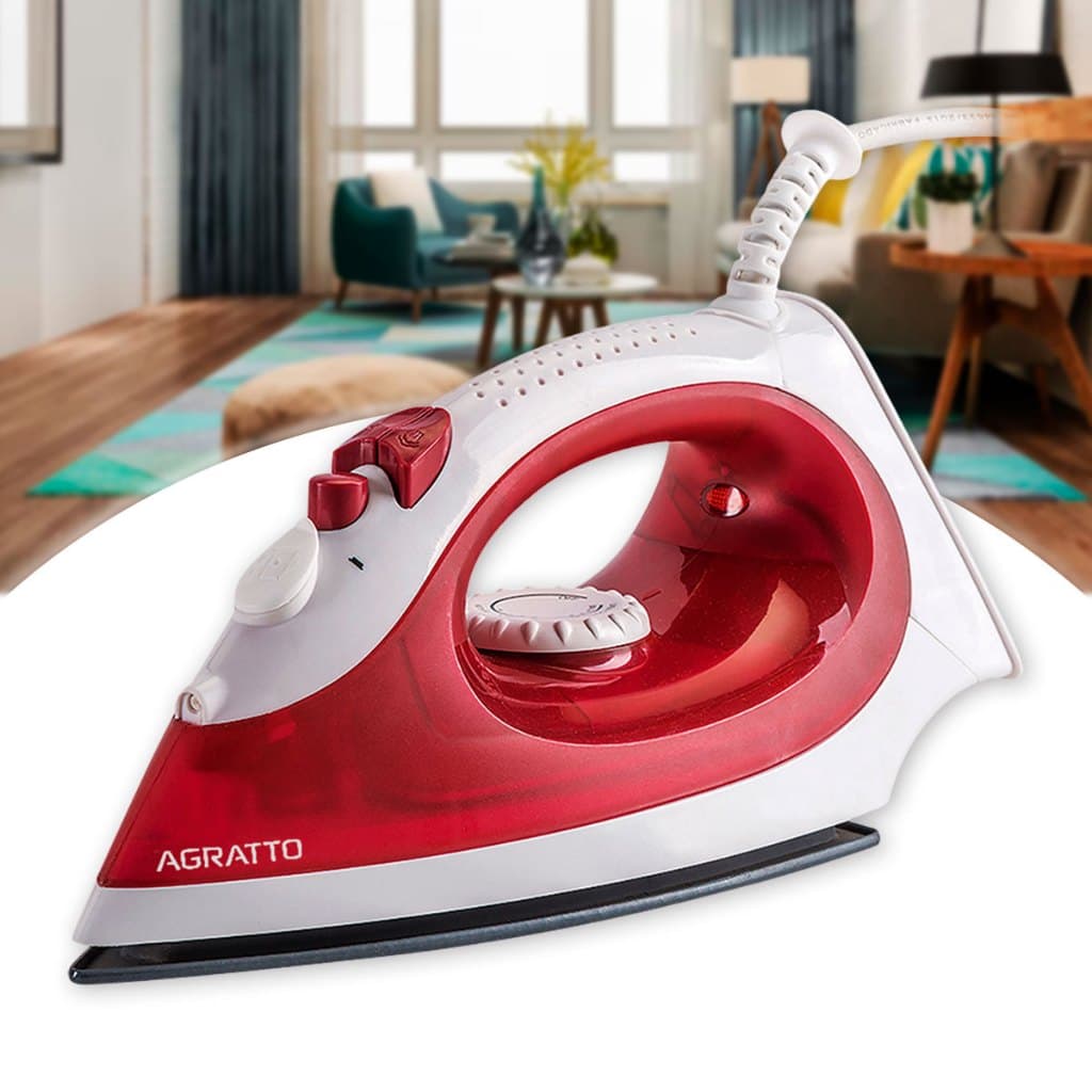 Ferro de Passar Roupa Com Jato e Vapor Bravo Cerâmico 1250w 127v Agratto