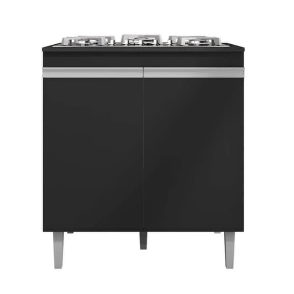 Balcão para Cooktop 4 ou 5 bocas 80 cm Andreia - AJL Móveis