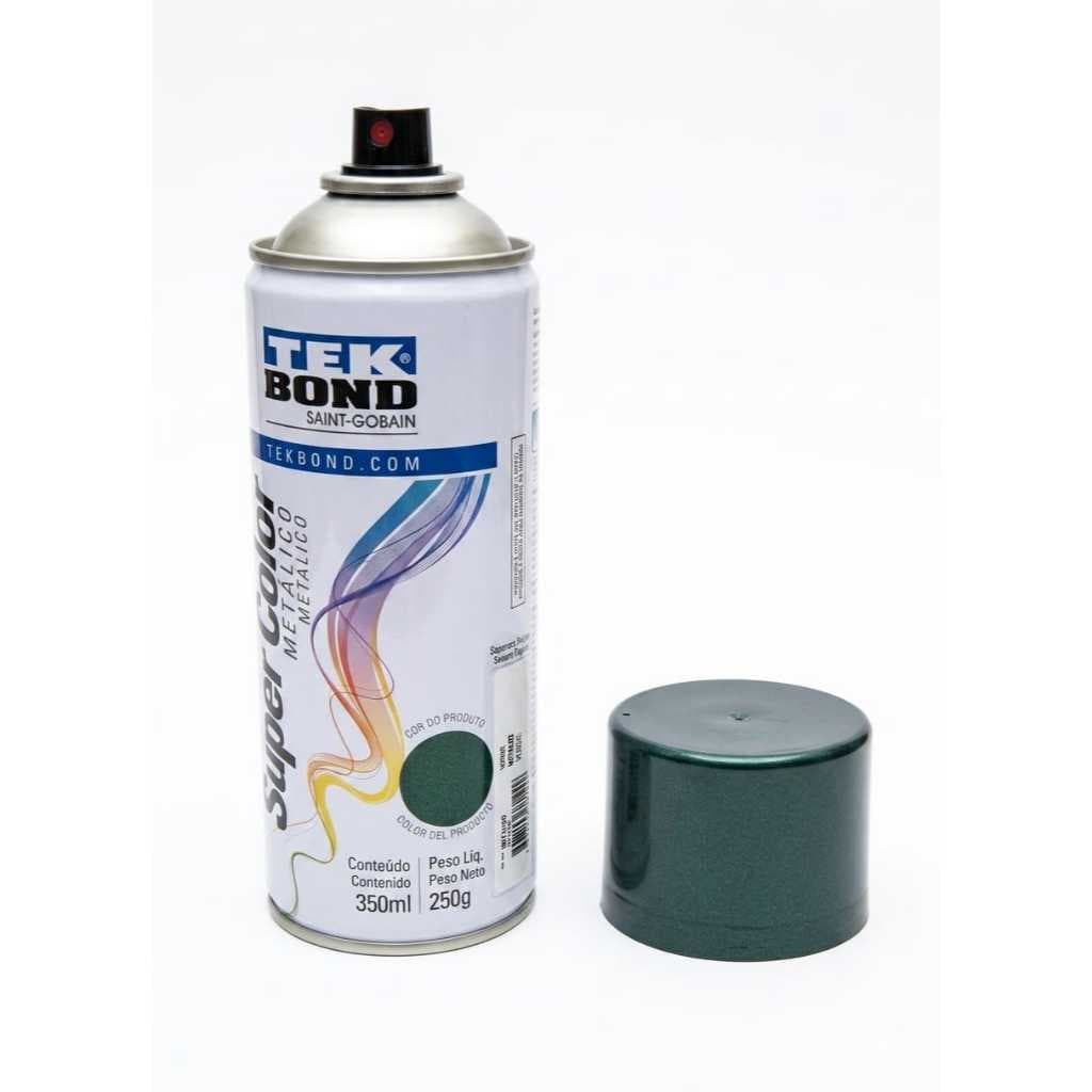 Tinta spray verde metálico, 350 ml, TEKBOND