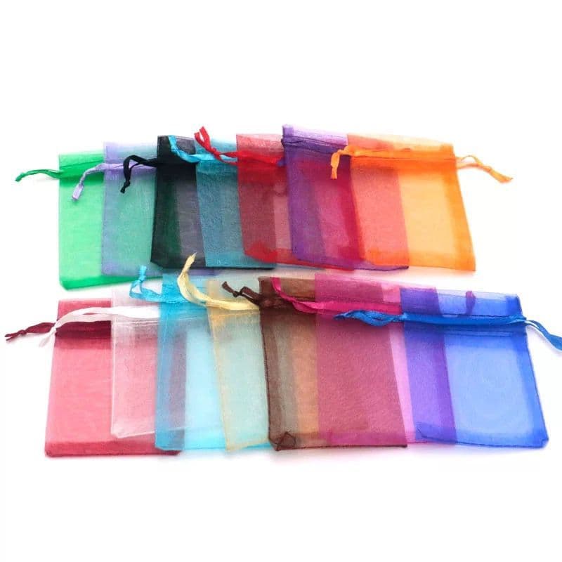 SAQUINHO DE ORGANZA TAM 15X20 COM 50 OU 100 UNIDADES