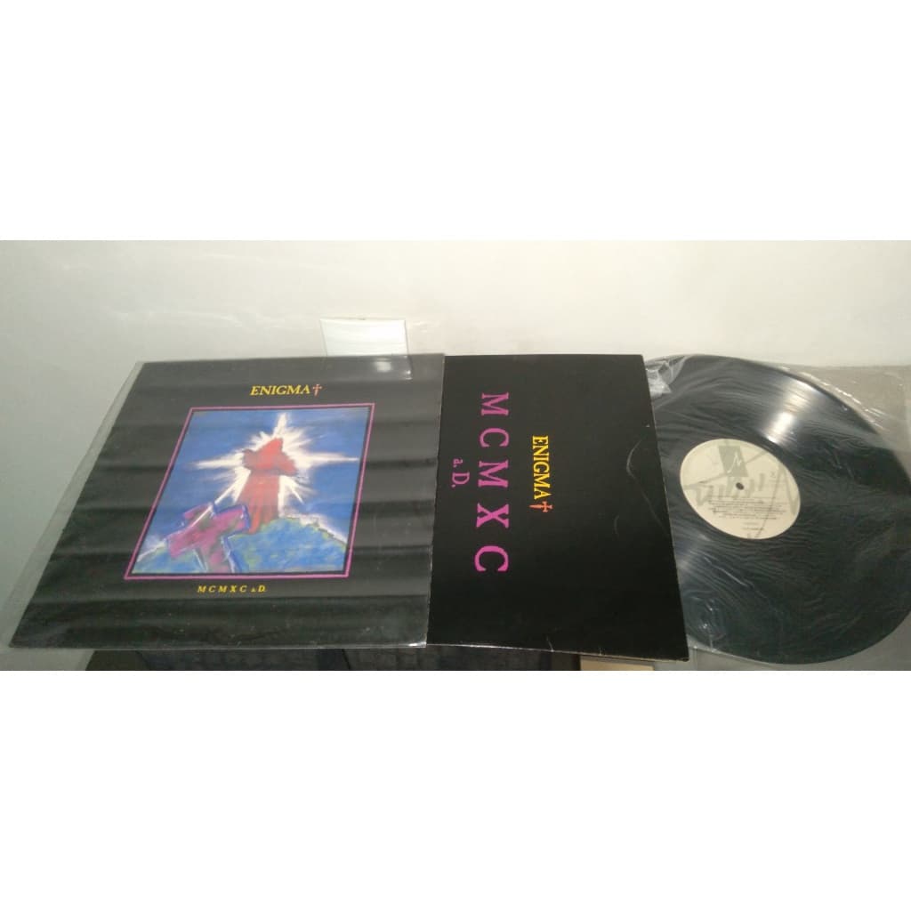 LP Enigma MCMXC a.D. Original EMI 1991 New Age Ambiente