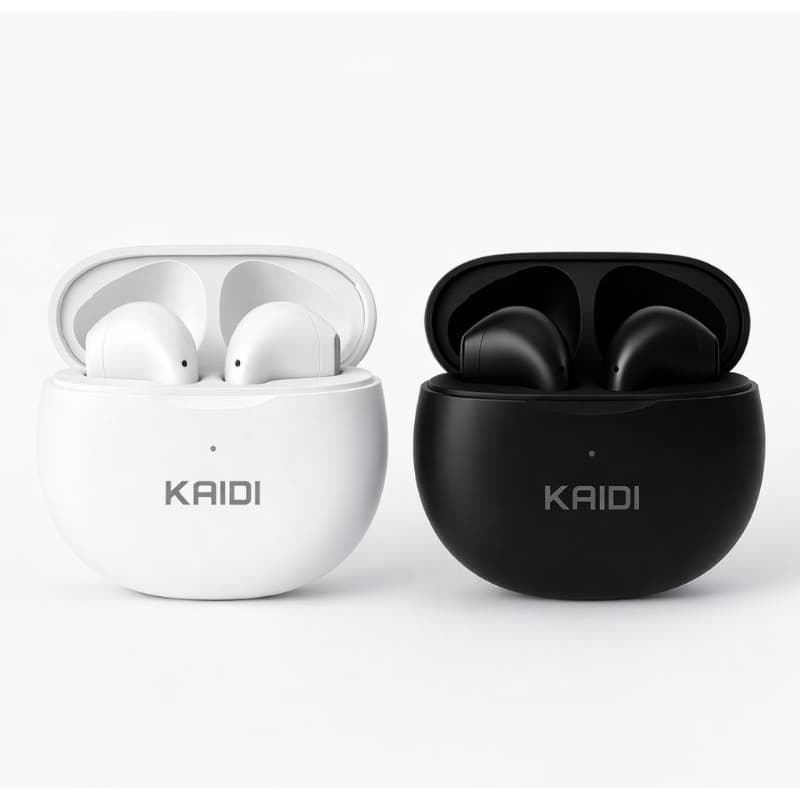 Fone de ouvido sem fio bluetooth 5.4 TWS kaidi KD-770 IPX4  esportivo prova agua, corrida, escritório, academia