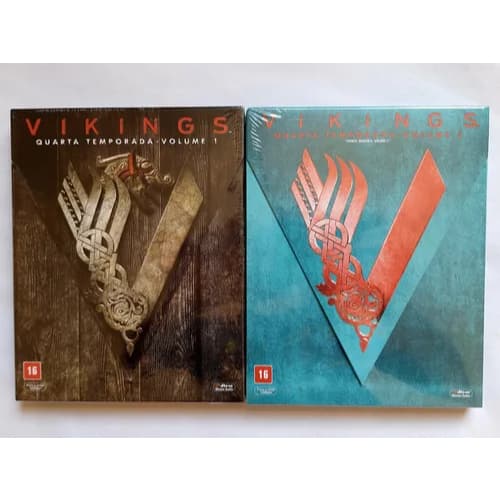 Coleção Vikings - 4ª Temporada Completa (Vol. 1 e 2) - Box Blu-ray Original Nacional