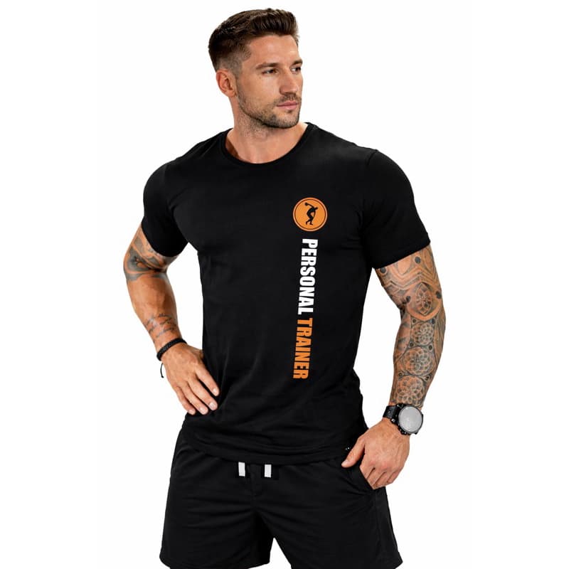 Camiseta Personal Trainer Dry Fit UV50+ Treino Academia Professor Treino Fitness