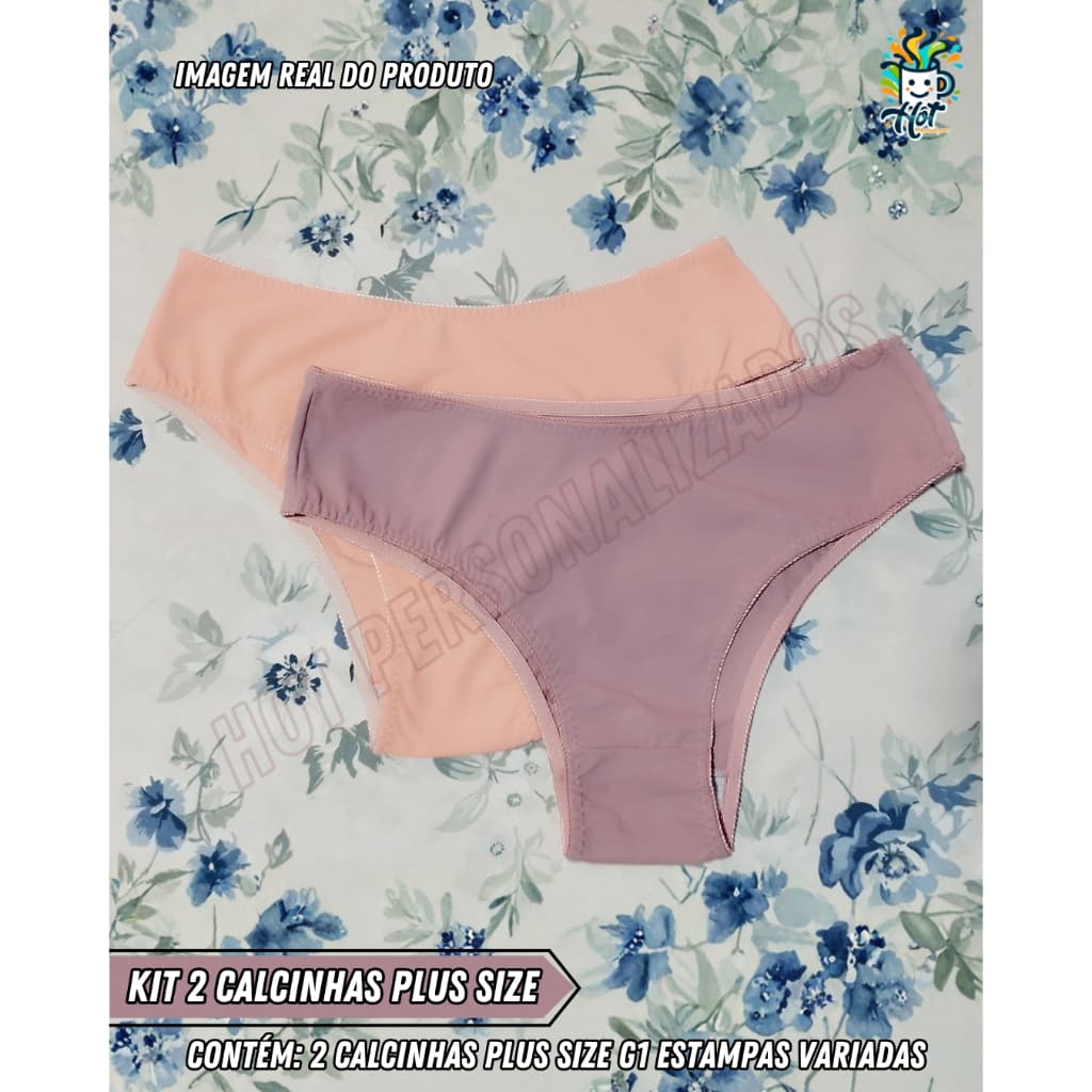 Calcinha Plus Size em Algodão
