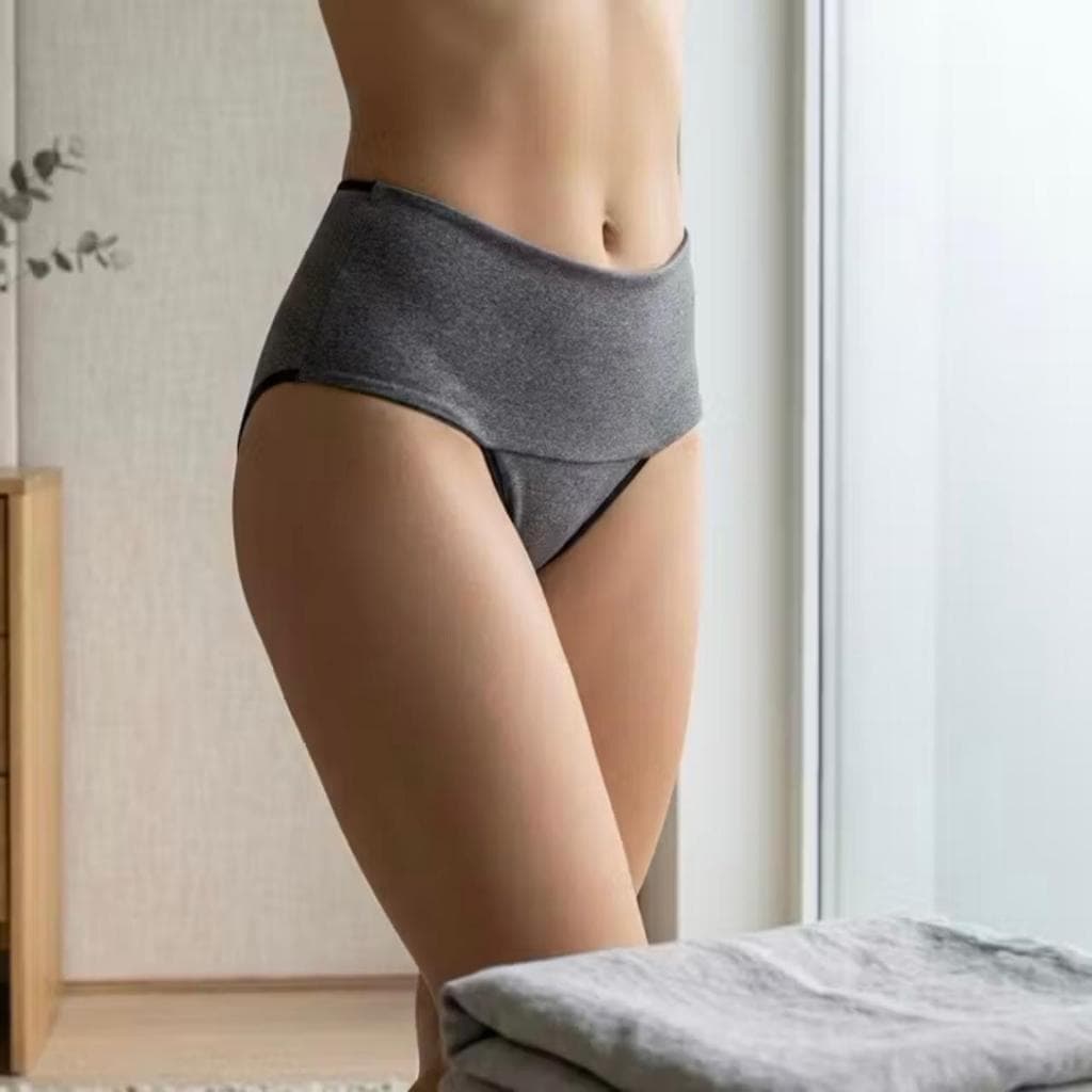 Kit Calcinhas Cós Alto Tanga Fitness Segura Barriga Compressão Abdominal Calcinha Modeladora 014