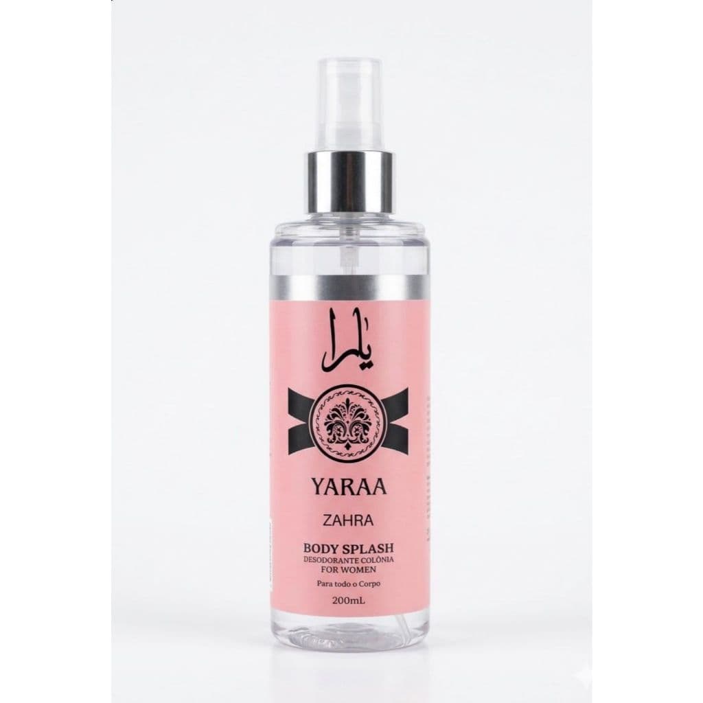 Body Splash Árabe Feminino Yaraa Zahra ✨ Fragrância Doce Marcante Elegante Uso Diário Inspiração do  Yara da lataffa