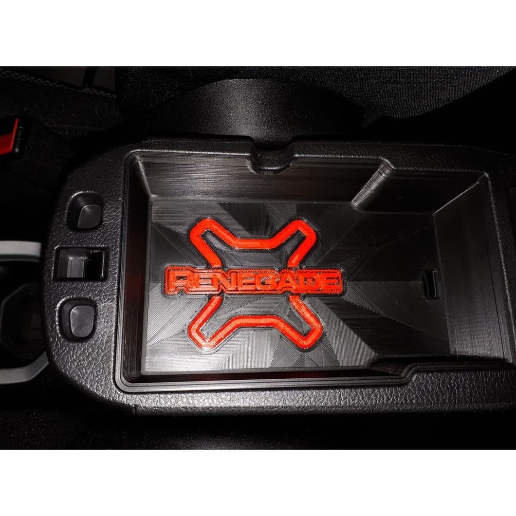 Caixa de armazenamento do apoio de braço do Jeep Renegade