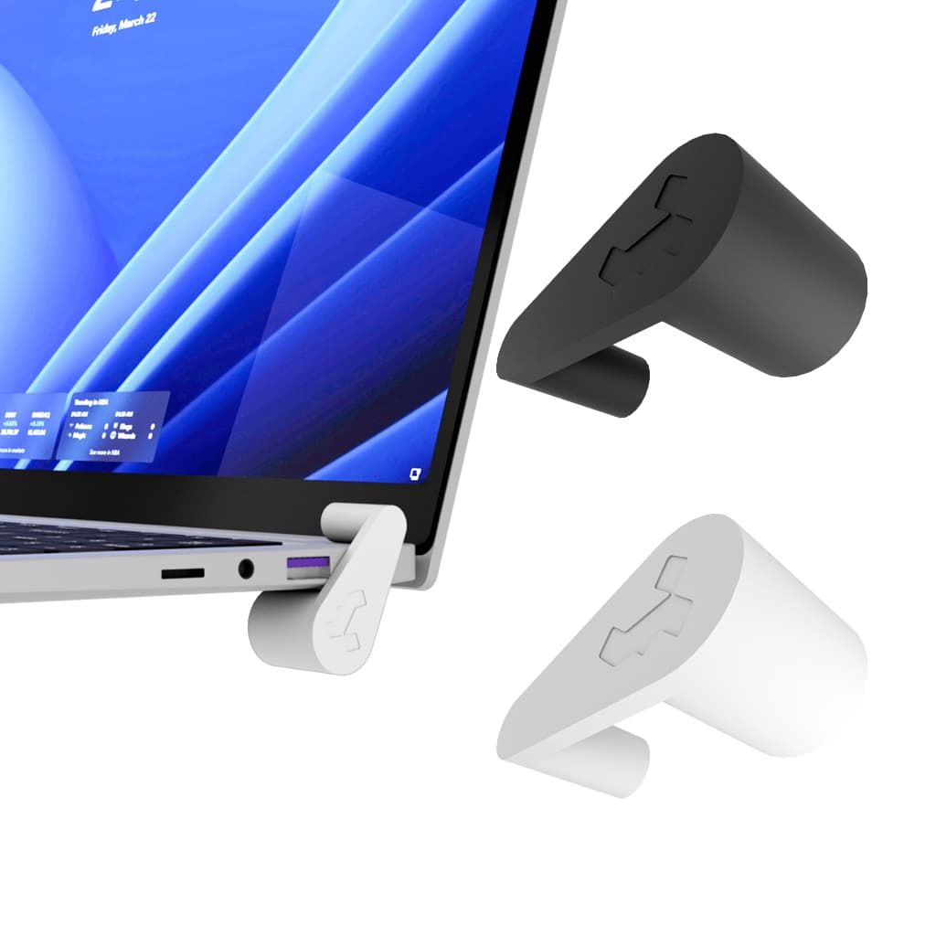 Par De Suporte Pezinho Elevador Notebook Ergonômico Portátil