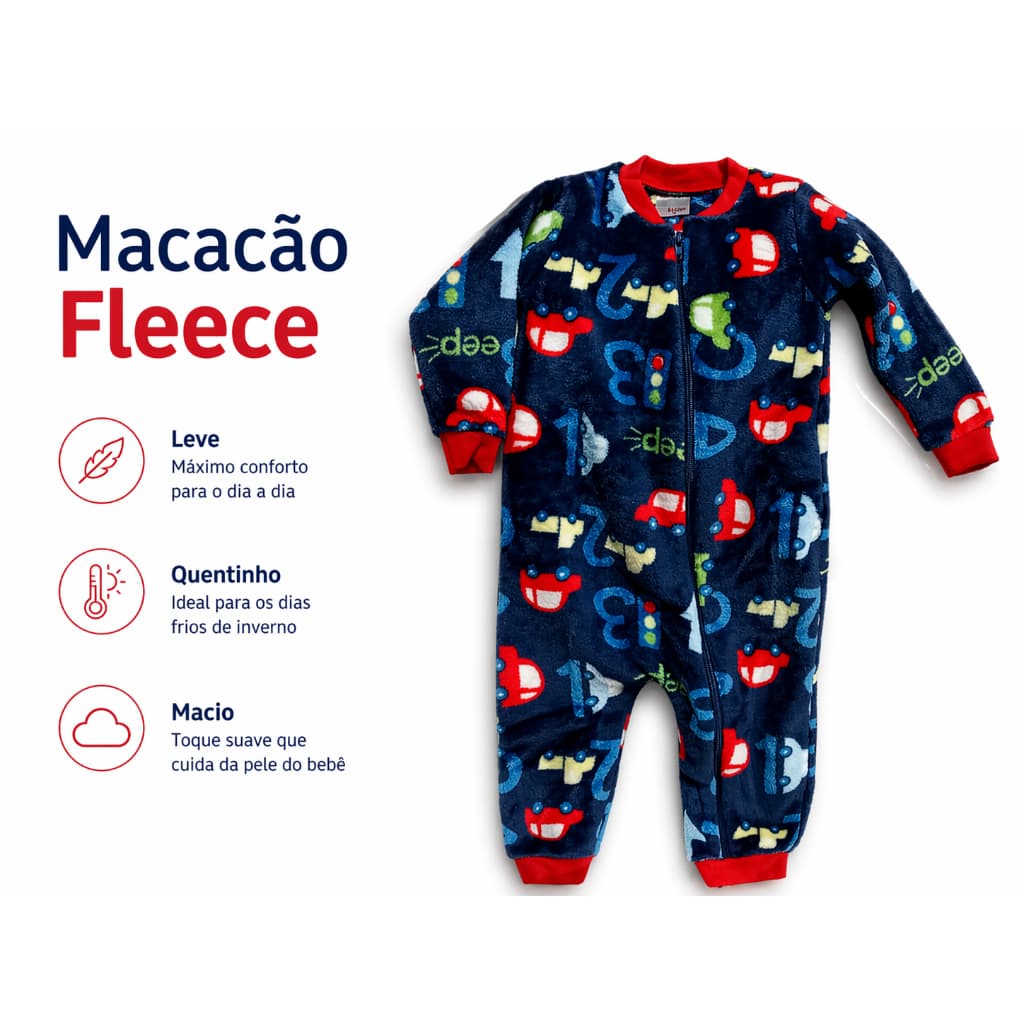 Macacão Bebê Inverno Fleece Macacão Pelúcia Fleece Macacão Quentinho Macio Menino Menina