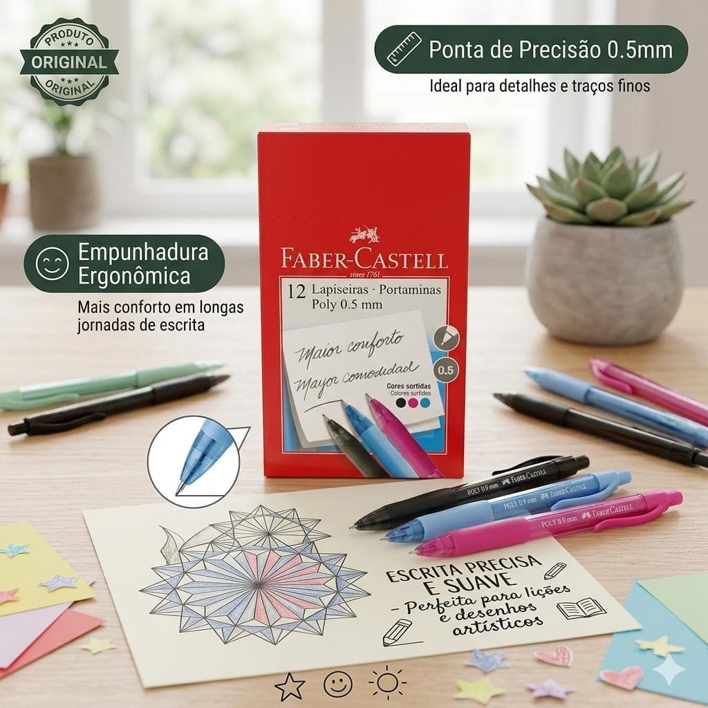Lapiseira 0.9mm Poly Faber-Castell