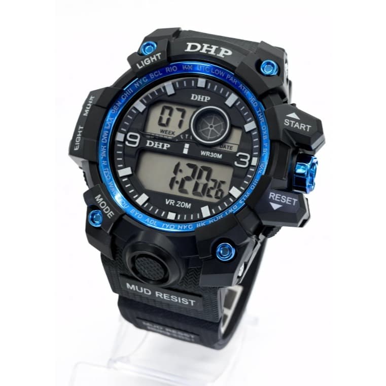 RELOGIO DIGITAL DHP APROVA D AGUA VARIAS CORES DISPONIVEIS