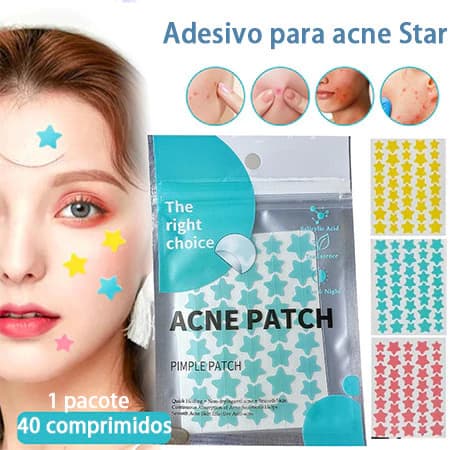Kit 40/120/240 Adesivo Seca Espinha Anti‑acne Dia/Noite Secativo/Gelatina hidrolisada