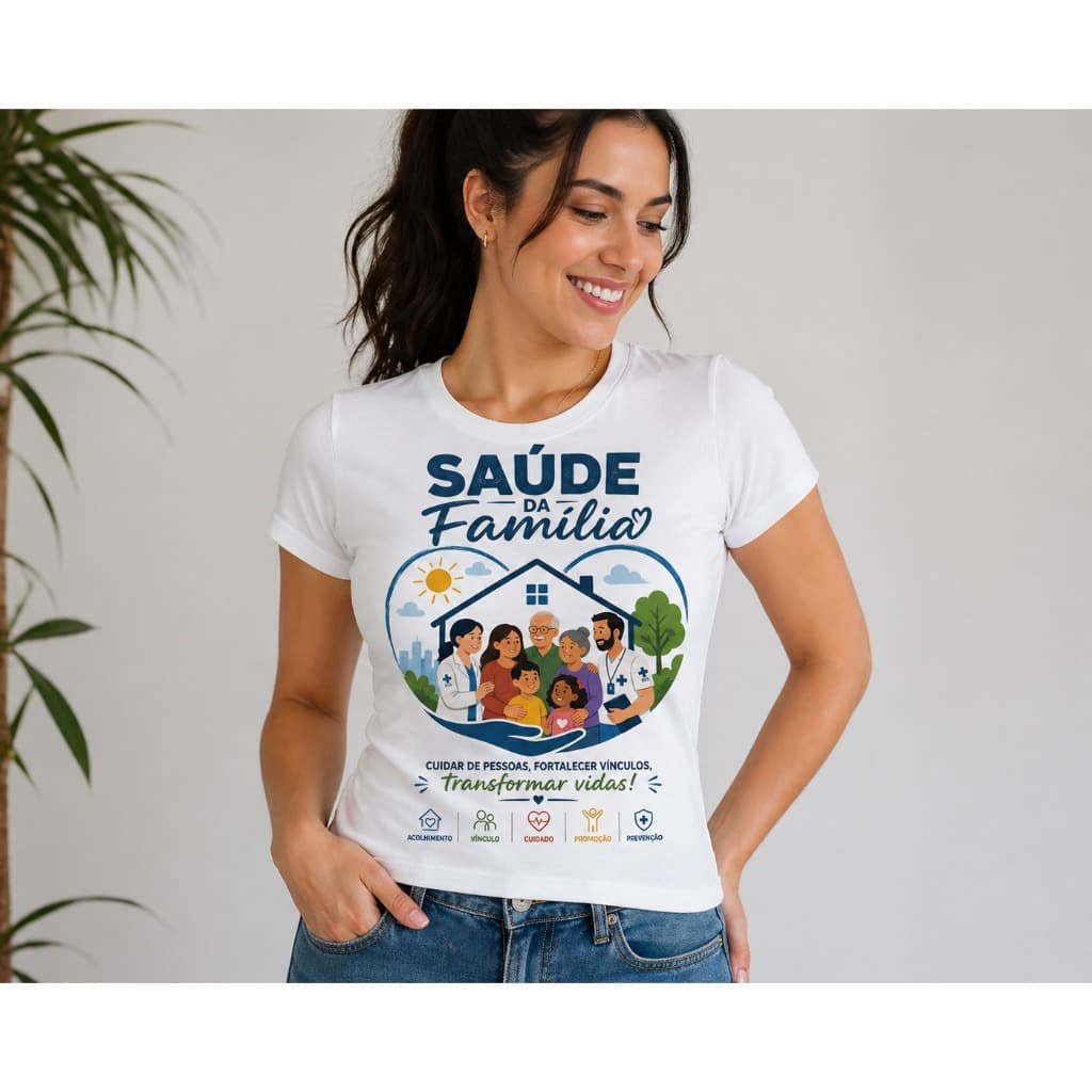 T-shit Saúde da Famlia