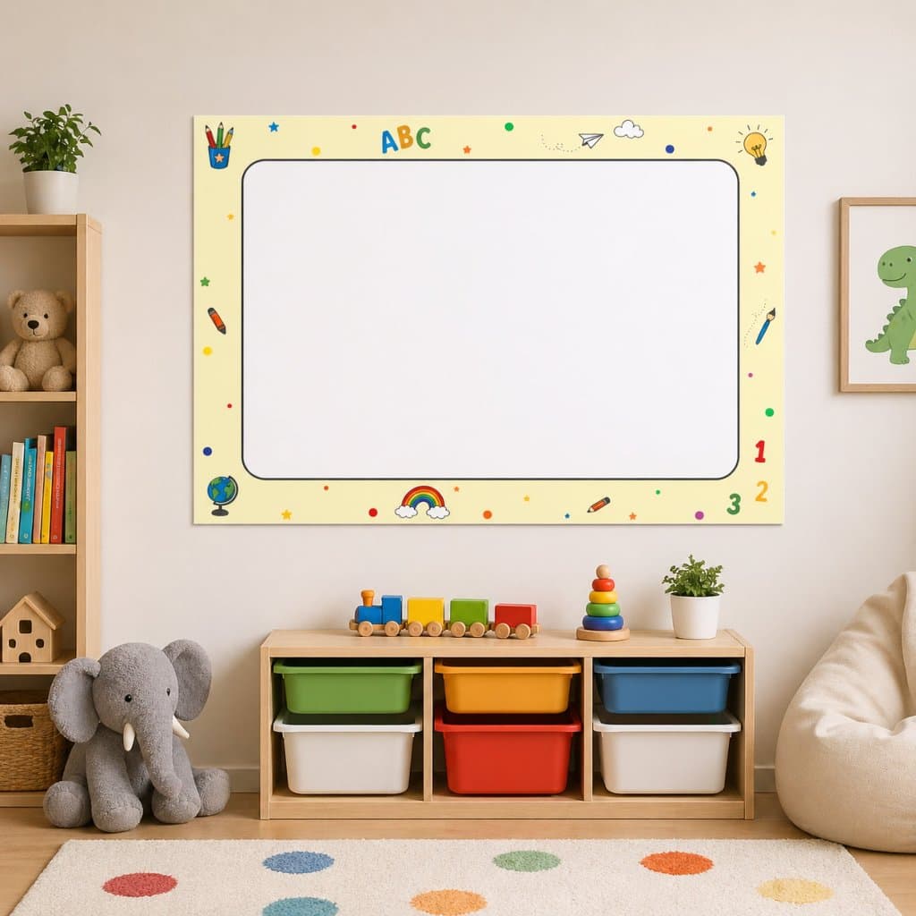 Lousa Infantil de Lona para Parede – 100x70cm