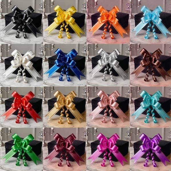 100 Laços Mágicos Grandes 3,2x51 cm – Prontos para Presente