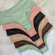 Kit 3/5/7 Calcinhas Cintura Alta Modeladora Pala Dupla Redutora de Culote Confortável Não Marca