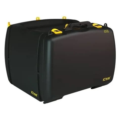 Baú  Bauleto Motoboy 130 Litros Pizza/lanche Icbras Preto