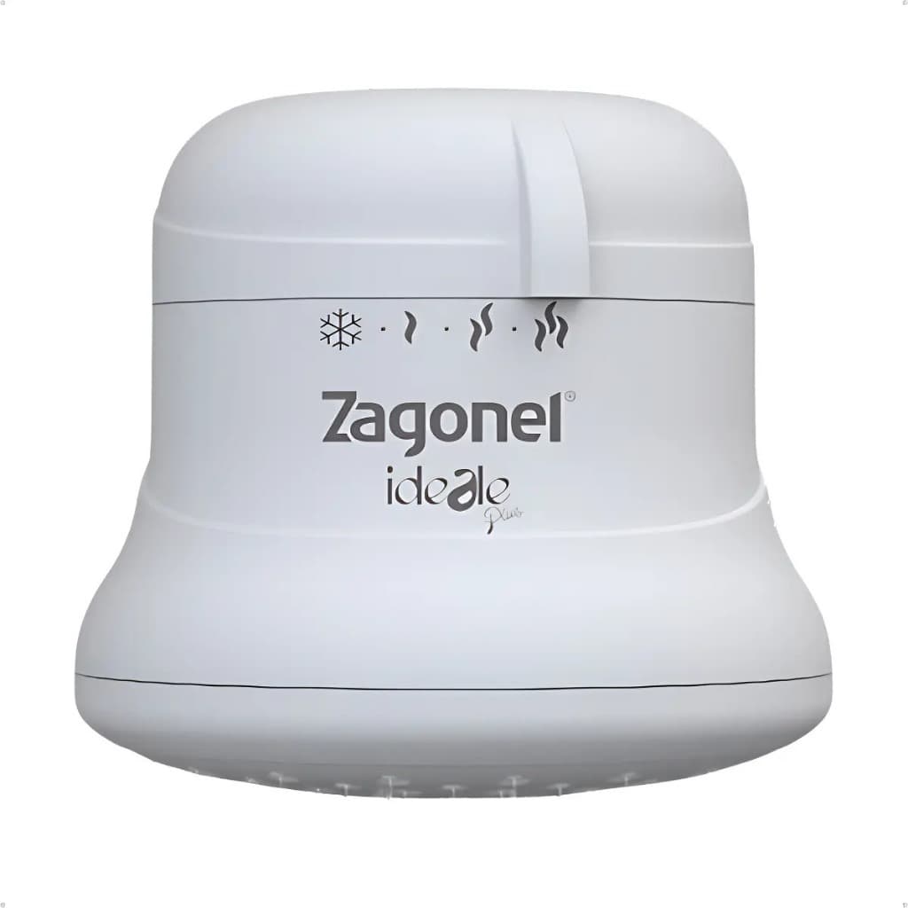 Chuveiro Elétrico Ideale Plus Zagonel 4 Temperaturas Branco