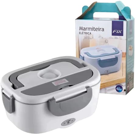 Marmita Elétrica Portátil 1,05l Bivolt 110v/220v domestica viagem trabalho FIX