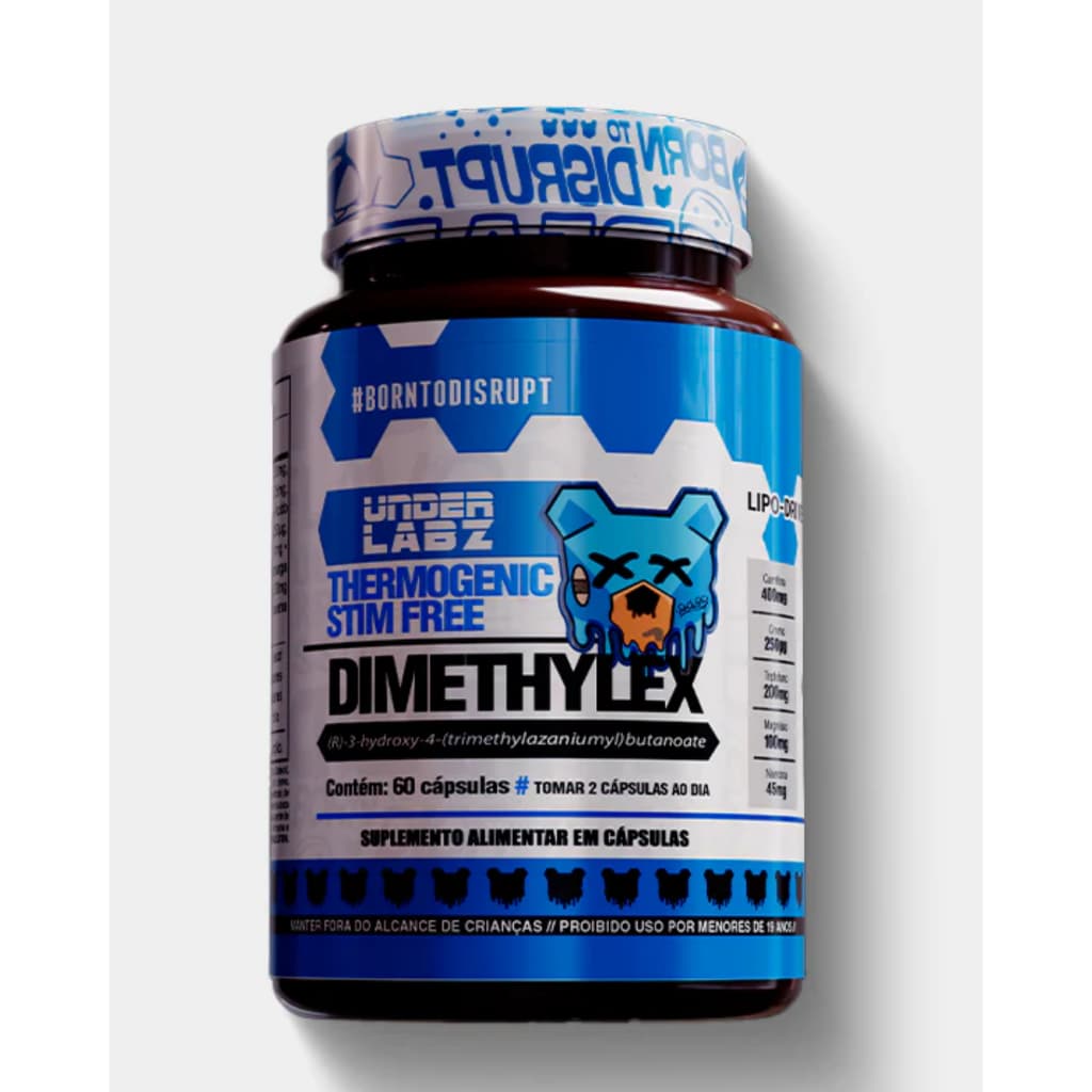 Termogênico - Dimethylex Stim Free - 60 cápsulas - Under Labz
